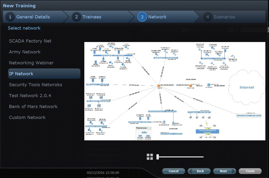 Cyberbit Range Network Simulation