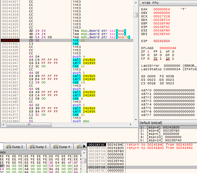 LockPoS malware injection technique call to NtCreateSection