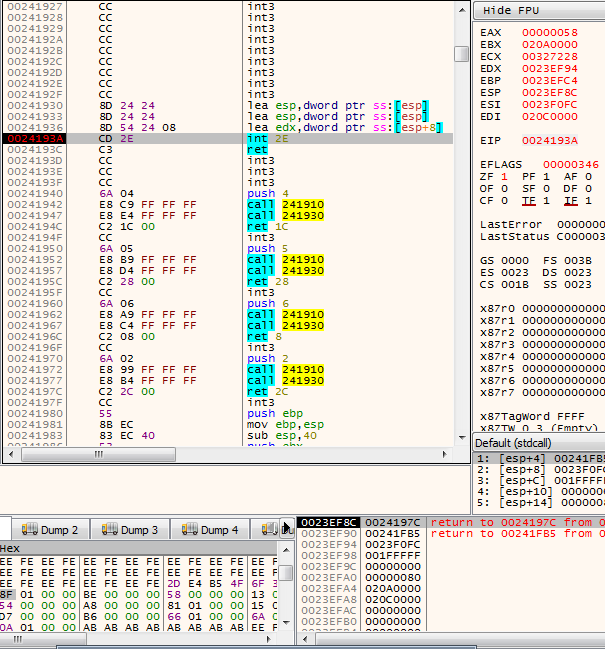 LockPoS malware injection technique creates a remote thread