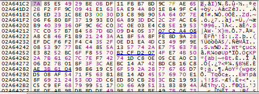 Formbook Payload after 1st round of decryption
